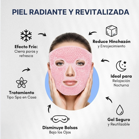 Máscara Fría Facial de Gel